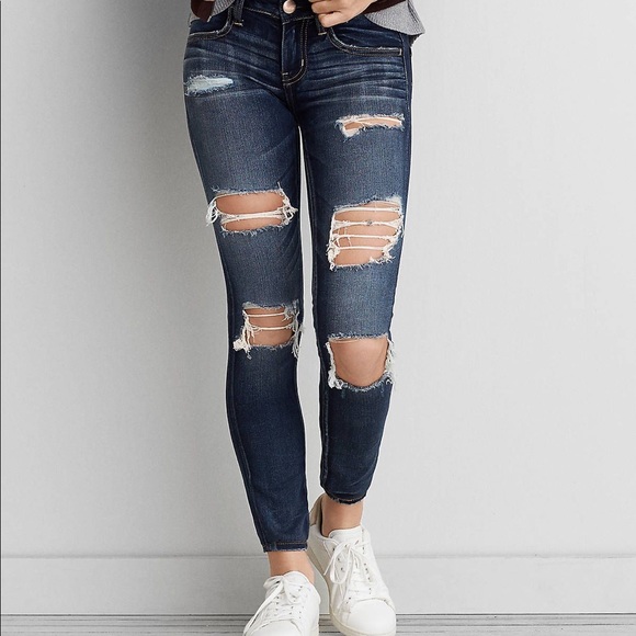 American Eagle Dark Wash Jeans - Picture 3 of 3